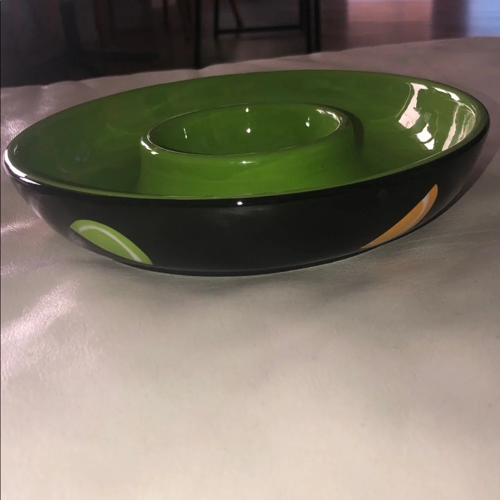 CRATE&BARREL 7” MARGARITA PREP DISH